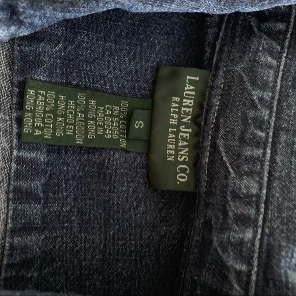 Ralph Lauren Denim Plaid Placket Detail Top - Picture 6 of 6